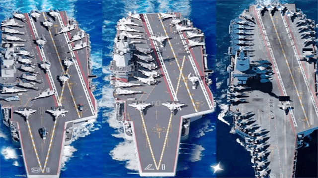 央视大方展示！在6艘船簇拥下，福建舰开足马力直奔东海