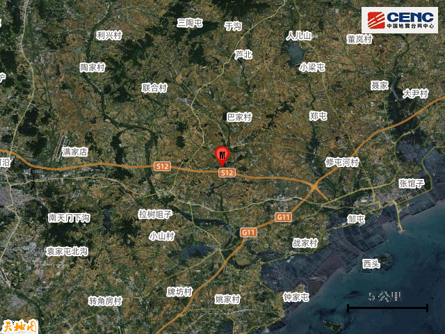 刚刚，辽宁大连发生地震