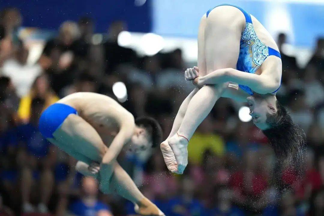 阿拉徐汇囡囡又夺金啦！中国队世锦赛跳水混合团体夺冠