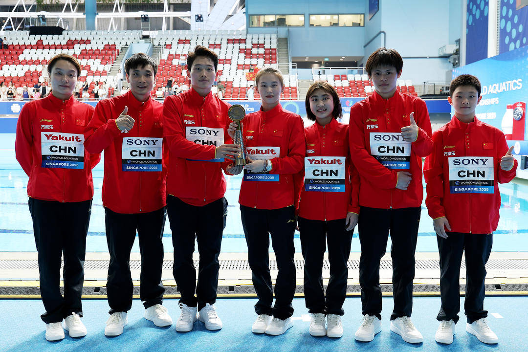 游泳世锦赛|两奥运项目失守，跳水中国队9金收官